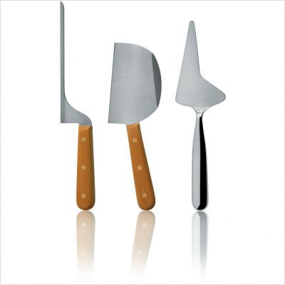 Amazon | Officina Alessiソフトチーズナイフのセットwith Boxwood